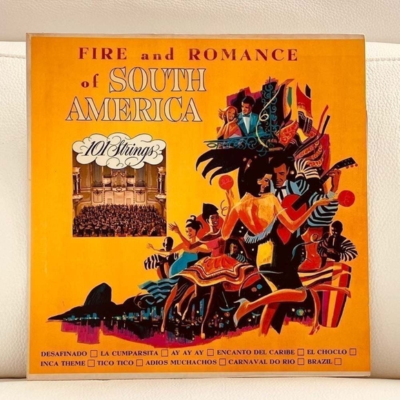 LP Fire And Romance Of South America Vinyl Record - Picture 1 of 2